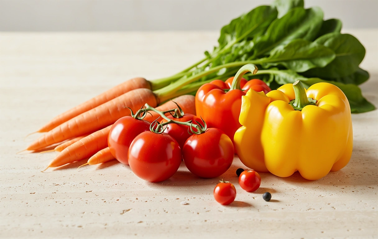 Sveže povrće i zdrave namirnice